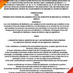 Convocatoria para persona facilitadora del Juzgado Cívico